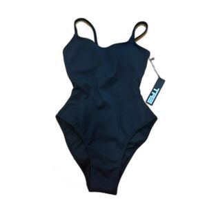 TA3 Swimsuit Women's Size Small Black Short Torso NWT One Piece Shaping Swim